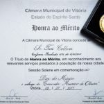 Honra ao mérito - câmara municipal de Vitória - Turi Collura