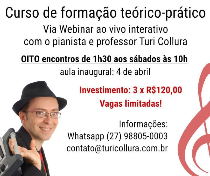DIDATICA DO PIANO POPULAR WEBINAR AO VIVO