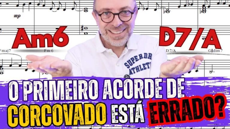 Corcovado: Qual é o acorde certo no 1º compasso da melodia da famosa música de Tom Jobim? Vamos falar sobre isso.